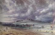John Constable Old Sarum china oil painting artist